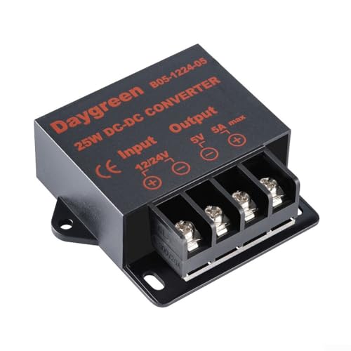 HEBEOT Abwärtswandler DC 12V 24V auf 5V 5A Spannungswandler Spannungsregler Reduzierstück Leistungswandler 63 * 53 * 20mm HEBEOT Abwärtswandler DC 12V 24V auf 5V 5A Spannungswandler Spannungsregler Reduzierstück Leistungswandler 63 * 53 * 20mm von HEBEOT
