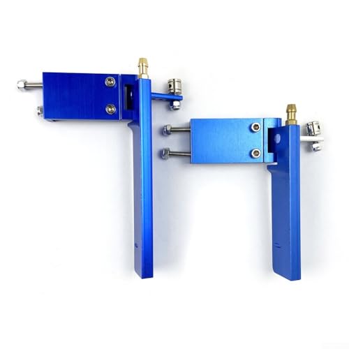 HEBEOT Innovative Aluminium-Stangenmontage, effektive Wasseraufnahme für RC-Boot-Anwendungen (Blau, 95 mm) von HEBEOT
