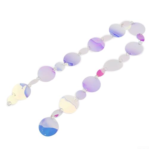 Stilvolle PVC-Paillettenvorhänge für festliche Feiern, verbessern Sie Ihr Party-Erlebnis (Fancy Blue) von HEBEOT