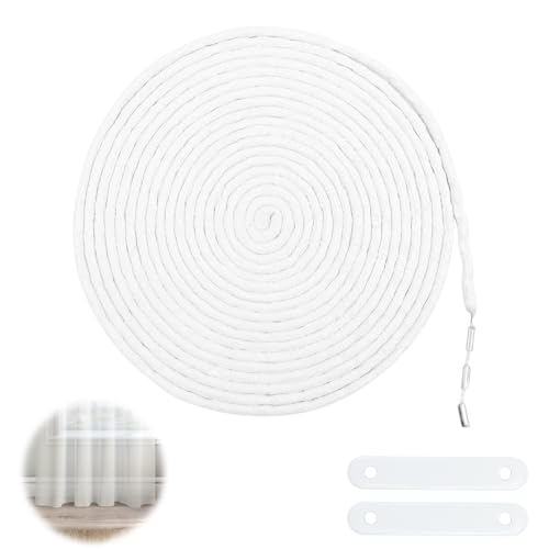 10M 50g/m Beschwerungsband für Gardinen mit 2 Stück Gewichte, Metal Bleifrei Gardinenbeschwerer, weiß Band für Vorhänge Beschwerer Indoor Vorhangbeschwerung Schwer Vorhanggewichte 10M 50g/m Beschwerungsband für Gardinen mit 2 Stück Gewichte, Metal Bleifrei Gardinenbeschwerer, weiß Band für Vorhänge Beschwerer Indoor Vorhangbeschwerung Schwer Vorhanggewichte von HEDMON