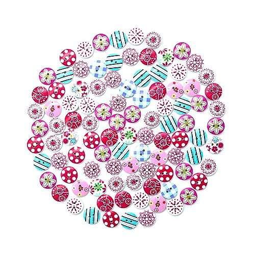 200 stücke 15mm holzknöpfe kinder zwei löcher blume spot DIY Handmade Knöpfe zum Nähen, Basteln und Dekorieren 200 stücke 15mm holzknöpfe kinder zwei löcher blume spot DIY Handmade Knöpfe zum Nähen, Basteln und Dekorieren von HEEFEN