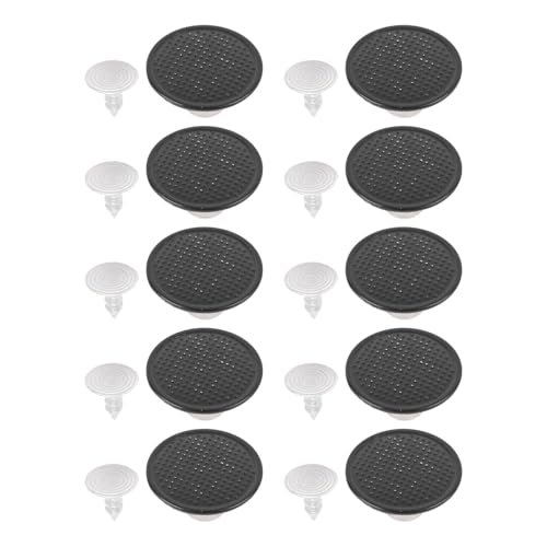 125 Sätze 17mm Jeans -Taste Ersatz, Keine Abnehmbaren Metallknöpfe mit Spitzen Schrauben für Jeanshose Jeans -Kleidung (runde Matte Schwarz) von HEEPDD