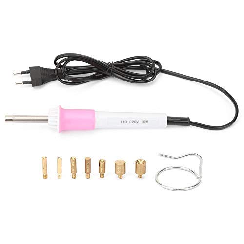 15W Vakuum Hotfix Applikator, DIY Applikator Stab Heißluftpistole mit Bohrstift, Applikator Tips und Eisengestell Guten für Kristall Werkzeug EU Stecker 110-220V Verzierungen 15W Vakuum Hotfix Applikator, DIY Applikator Stab Heißluftpistole mit Bohrstift, Applikator Tips und Eisengestell Guten für Kristall Werkzeug EU Stecker 110-220V Verzierungen von HEEPDD