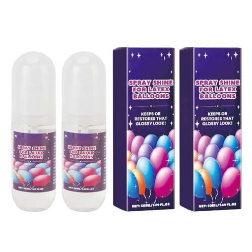 2 PCS Outdoor Ballon Shine Spray, Latex -Ballonverstärker für Partydekoration mit Sicheren Zutaten, die Leicht zu Transportieren Sind, Im Freien Im Freien Im Freien zu von HEEPDD