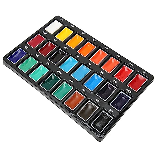 24-teiliges Chinesisches Malpigment, Wasserfarben Im Chinesischen Malstil, 24 Farben, Chinesisches Farbset, Hohe Sättigung, Chinesisches Farbset für Studenten, und Anfänger, 24-teiliges Chinesisches Malpigment, Wasserfarben Im Chinesischen Malstil, 24 Farben, Chinesisches Farbset, Hohe Sättigung, Chinesisches Farbset für Studenten, und Anfänger, von HEEPDD