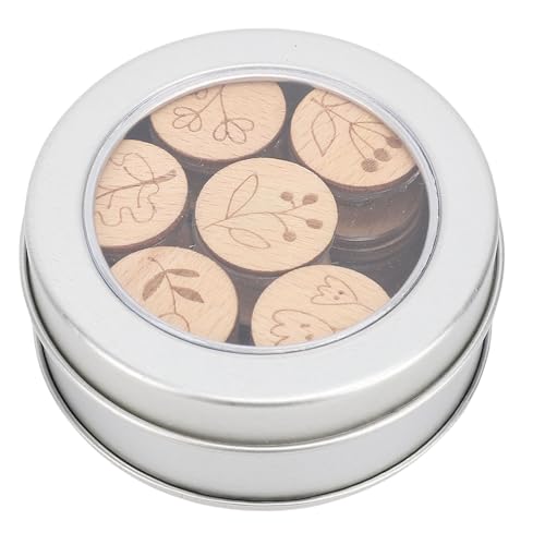 6 PCs Stickerei Magnetic Faden Spulen, Buchenholz Organizer Strickwerkzeug Verhindern, Dass Garn Sich Verwirrt, Kleine Magnetische Fadenspulen Zum Häkeln des Nähens von HEEPDD