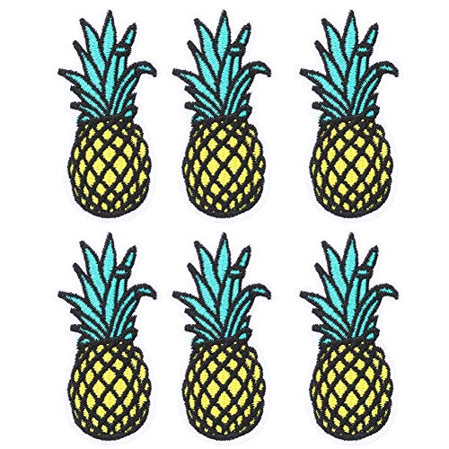 6pcs Ananas Flecken, gestickter Flecken Ananas Bügeln auf niedlichem Ananas Applique DIY T-Shirt Gewebe Aufkleber für Kleidungs Rucksack T-Shirt Jeans Rock Westen Schal Hut BeutelNähsets 6pcs Ananas Flecken, gestickter Flecken Ananas Bügeln auf niedlichem Ananas Applique DIY T-Shirt Gewebe Aufkleber für Kleidungs Rucksack T-Shirt Jeans Rock Westen Schal Hut BeutelNähsets von HEEPDD