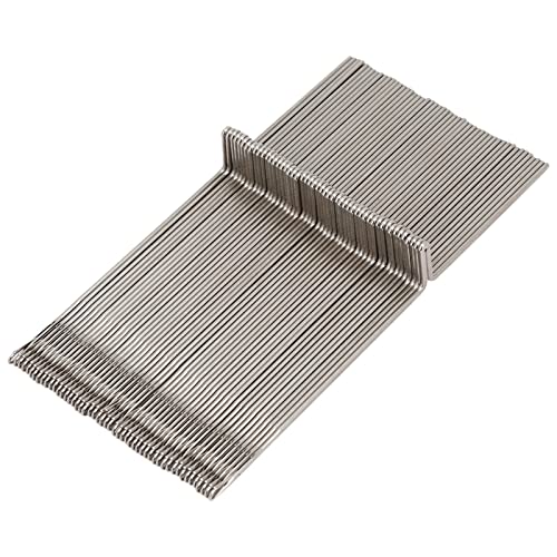 50 Stücke Stahl Strickmaschine Nadeln Set, KR830 KR838 KR850 Stricknadeln Professionelle Weben Nadeln Strickmaschinen Zubehör (4,7 in Länge) von HEEPDD