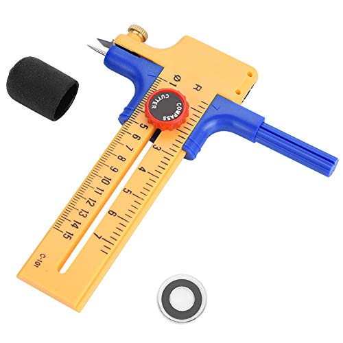 HEEPDD Einstellbare Kompass Kreis Schneider Kreis Schneide Werkzeug Papier Schneider Rotary Compass Kreis Schneider Papier Karton Zeichnen Bild Schneide Messer WerkzeugRundklingen Cutter HEEPDD Einstellbare Kompass Kreis Schneider Kreis Schneide Werkzeug Papier Schneider Rotary Compass Kreis Schneider Papier Karton Zeichnen Bild Schneide Messer WerkzeugRundklingen Cutter von HEEPDD