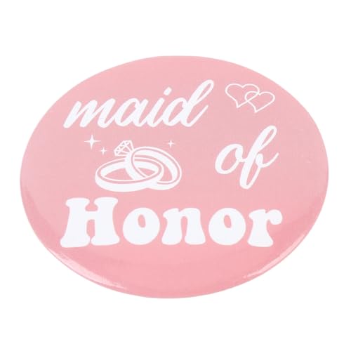 HEEPDD Roségold -Glitzer -Hochzeitsabzeichen, Magd des Abzeichens, 20 Stücke, Premium -Blechplatte für Stilvolle Braut von HEEPDD