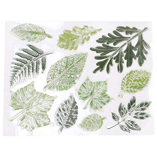 Silikon Stempel, grüne Blätter transparente Siegel Vorlage für DIY Hand Konto Sammelalbum fertig Stempel Fotoalbum DekorStempel Silikon Stempel, grüne Blätter transparente Siegel Vorlage für DIY Hand Konto Sammelalbum fertig Stempel Fotoalbum DekorStempel von HEEPDD