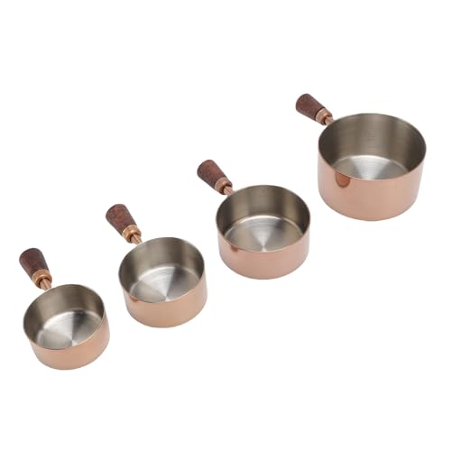 HEEPDD Stapelbare Messbecher Edelstahl -Messung Tasse Set Ideal für Kaffee, Backen, Saucen, Lebensmittelsicher, Mehrzweck mit Walnussholzgriff, Geeignet für Jede Veranstaltung, Party, HEEPDD Stapelbare Messbecher Edelstahl -Messung Tasse Set Ideal für Kaffee, Backen, Saucen, Lebensmittelsicher, Mehrzweck mit Walnussholzgriff, Geeignet für Jede Veranstaltung, Party, von HEEPDD