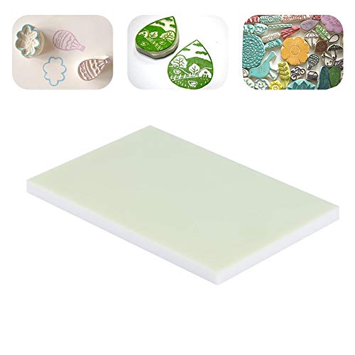 Stempel-Schnitzblöcke, weiches einfaches schnitzen schnitzen Block-Drucken-Schnitzblock für die DIY Stempel, die Liebhaberei-Fertigkeiten für Anfänger und Fachmann bilden(Matcha Grün) von HEEPDD