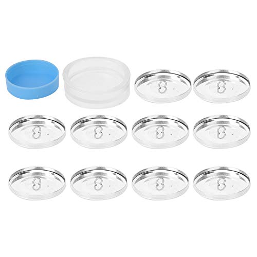HEEPDD Stoffbedeckte Taste Kit, Professionelle Deckknöpfe Hersteller -Werkzeug mit Montage Presse für DIY Bastelkleidung Schmuck und Accessoires (36) von HEEPDD