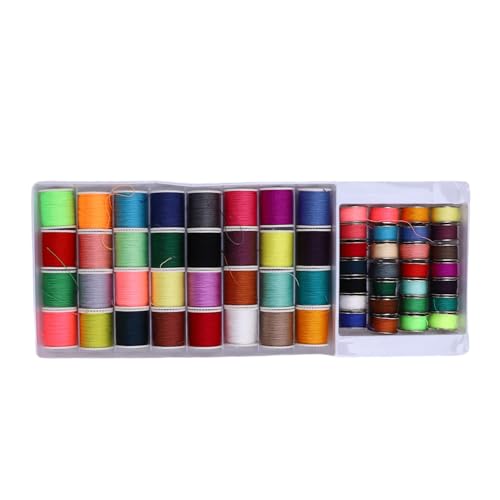 HEEPDD Vorwäsche Spulen 60 Farbe, die Meisten Nähmaschinen Sind Nutzbare 32 Plastik- und 28 Metall -Spulen mit Multi -Farb -Fadenspulen für Nähprojekte HEEPDD Vorwäsche Spulen 60 Farbe, die Meisten Nähmaschinen Sind Nutzbare 32 Plastik- und 28 Metall -Spulen mit Multi -Farb -Fadenspulen für Nähprojekte von HEEPDD