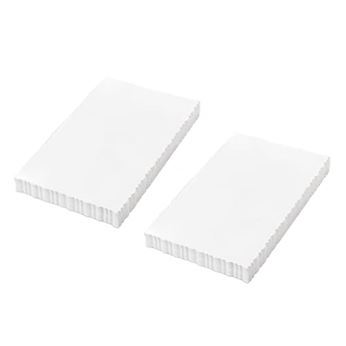 HEEPDD 100 Blatt weißes Kartonpapier, 15 X 10 cm Spitzenmuster Blankopostkarten, haltbarer weißer Karton für DIY-Grußkarten von HEEPDD