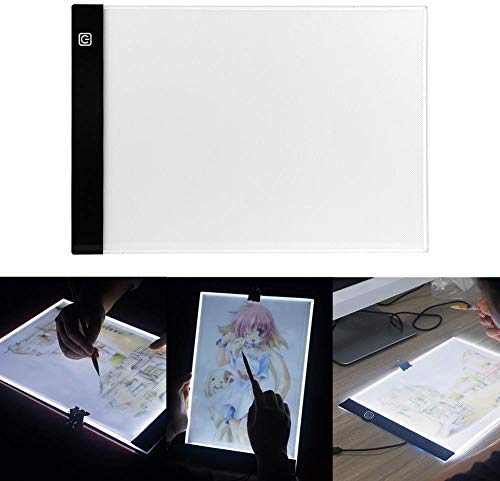 LED Zeichenbrett Art Stencil Board A4 Licht Pad Tracing Zeichentisch Board Portable Light Table Tracer für Künstler ZeichnungSchutzbekleidung von HEEPDD