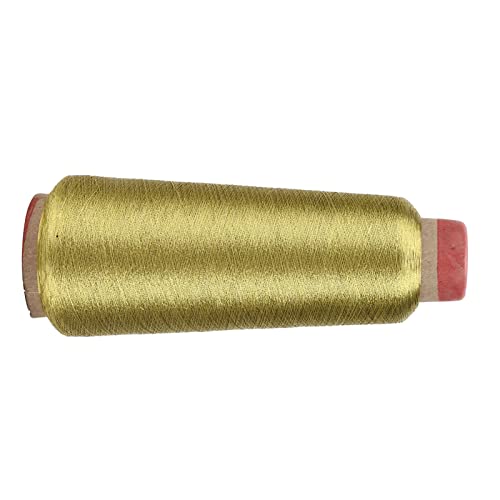 Nähfäden, Stickerei-Polyester-Nähgarn, Strapazierfähige Haushalts-Polyester-Garne, Pagoden-Fäden für DIY-Stickmaschinen-Projekt(Gold) von HEEPDD