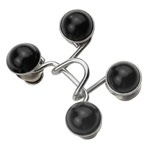 Panta -Taille -Straffungsknöpfe, Abnehmbar (schwarze Perle) von HEEPDD