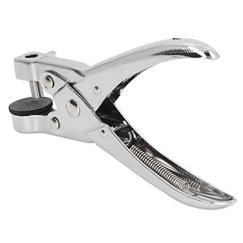 Punch aus einem Loch aus verchromtem Metall mit starker Penetrationsleistung, Kraftsparfunktion, Glättungslochung, 1 Loch für Verpackung/Karten/Tickets aus PVC Punch aus einem Loch aus verchromtem Metall mit starker Penetrationsleistung, Kraftsparfunktion, Glättungslochung, 1 Loch für Verpackung/Karten/Tickets aus PVC von HEEPDD