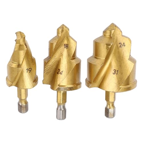 Robuste Konstruktion, Genaue Ingenieurwesen, Präzise Bohrbohrer-Bits mit TI-Beschichtung für PPR, PVC, Vielseitige Verwendung, Bequeme Direkte Installation, 3-teiliges Set mit Spiraldesign Robuste Konstruktion, Genaue Ingenieurwesen, Präzise Bohrbohrer-Bits mit TI-Beschichtung für PPR, PVC, Vielseitige Verwendung, Bequeme Direkte Installation, 3-teiliges Set mit Spiraldesign von HEEPDD