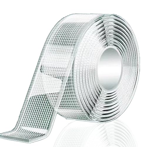 HEEYoo Doppelseitiges Klebeband Extra Stark Transparent Upgrade Double Side Tape Wasserfest Ablösbar Non-Marking Teppich Klebeband 1 Rolle*3CM*300CM HEEYoo Doppelseitiges Klebeband Extra Stark Transparent Upgrade Double Side Tape Wasserfest Ablösbar Non-Marking Teppich Klebeband 1 Rolle*3CM*300CM von HEEYoo