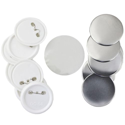 100 Sets Metall-Broschen Anstecknadel Teile für Knopfmacher-Maschine 100 Sets Metall-Broschen Anstecknadel Teile für Knopfmacher-Maschine von HEEZOU