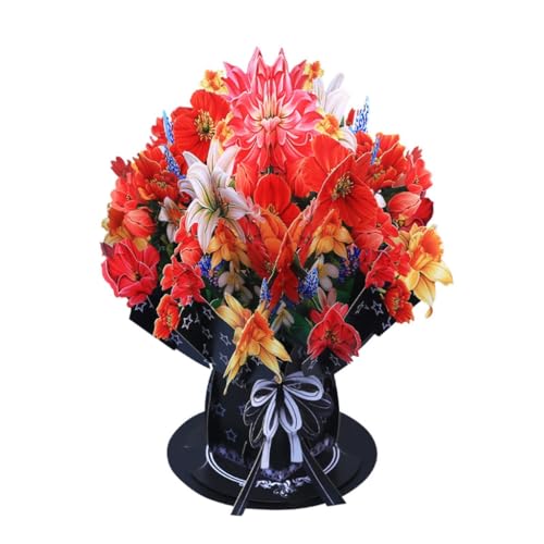 3D-Grußkarte, Blume, künstlicher Blumenstrauß, Ornament, Zubehör für Muttertag, Geburtstag, Party, Geschenk 3D-Grußkarte, Blume, künstlicher Blumenstrauß, Ornament, Zubehör für Muttertag, Geburtstag, Party, Geschenk von HEEZOU