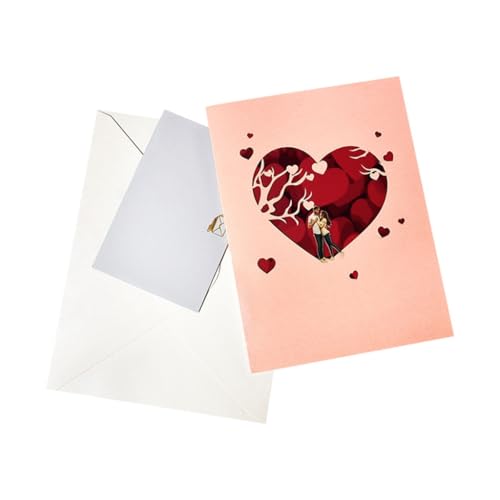 3D-Popup-Baum-Liebeskarte mit Umschlag, Valentinstag, Geburtstag, Jahrestag, Grußkarten für Paare, Ehefrau, Ehemann, Geschenke 3D-Popup-Baum-Liebeskarte mit Umschlag, Valentinstag, Geburtstag, Jahrestag, Grußkarten für Paare, Ehefrau, Ehemann, Geschenke von HEEZOU