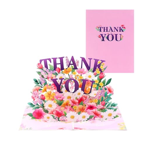 3D Popup Danke Geburtstagskarte Elegante Blume 3D Überraschungskarte Grußkarte für Geburtstag Weihnachten Muttertag 3D Popup Danke Geburtstagskarte Elegante Blume 3D Überraschungskarte Grußkarte für Geburtstag Weihnachten Muttertag von HEEZOU