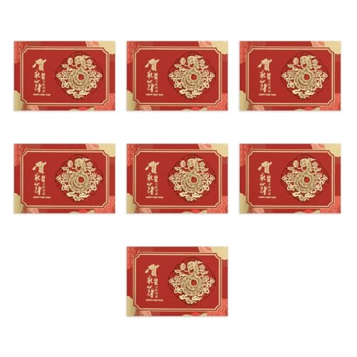 7 x 3D-Popup-Chinesische Neujahrskarten 2025 Jahr der Schlange Neujahrskarten für Familie, Freunde, Kinder 7 x 3D-Popup-Chinesische Neujahrskarten 2025 Jahr der Schlange Neujahrskarten für Familie, Freunde, Kinder von HEEZOU