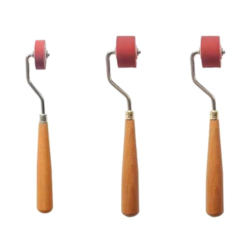 HEEZOU 1/3pcs Gummi Brayer Walzen Weichgummi Rollen Zum Druckgrafik Stempel Holzgriff Druckrollen Gummi Brayer Werkzeug HEEZOU 1/3pcs Gummi Brayer Walzen Weichgummi Rollen Zum Druckgrafik Stempel Holzgriff Druckrollen Gummi Brayer Werkzeug von HEEZOU