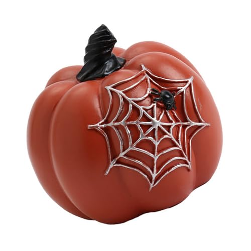 HEEZOU Halloween-Kürbis-Ornament aus Kunstharz, unheimliche Halloween-Kürbis-Mittelstücke für Büro oder Zuhause HEEZOU Halloween-Kürbis-Ornament aus Kunstharz, unheimliche Halloween-Kürbis-Mittelstücke für Büro oder Zuhause von HEEZOU