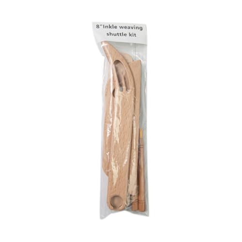 Inkle Weaving Shuttle Set Wooden Handle Needle Threader Practical Knitting Tool Weaving Tool For Weaving Enthusiasts Inkle Weaving Shuttle Set Wooden Handle Needle Threader Practical Knitting Tool Weaving Tool For Weaving Enthusiasts von HEEZOU