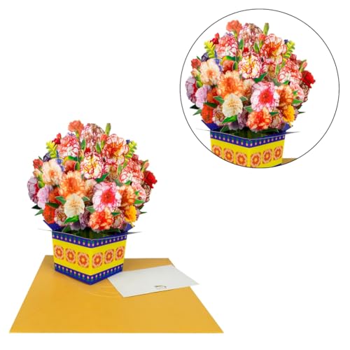 Pop-Up-Karten 3D-Blumengrußkarte Blumenstrauß für Muttertag, Vatertag, Denken Sie an Sie, handlicher Blumenstrauß Pop-Up-Karten 3D-Blumengrußkarte Blumenstrauß für Muttertag, Vatertag, Denken Sie an Sie, handlicher Blumenstrauß von HEEZOU
