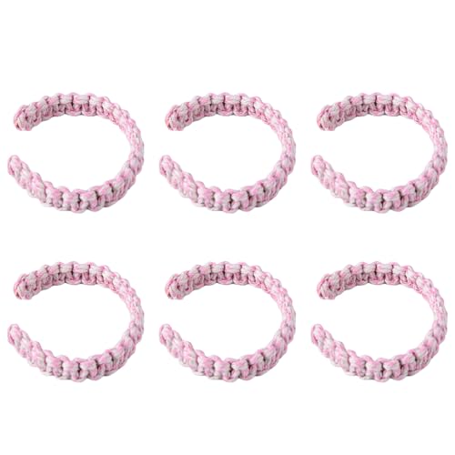 Raffhalter aus natürlichem Baumwollseil, mit flexiblen Vorhanghalter-Clips, 6 Stück, für Zuhause, Vorhangzubehör, Dekoration Raffhalter aus natürlichem Baumwollseil, mit flexiblen Vorhanghalter-Clips, 6 Stück, für Zuhause, Vorhangzubehör, Dekoration von HEEZOU