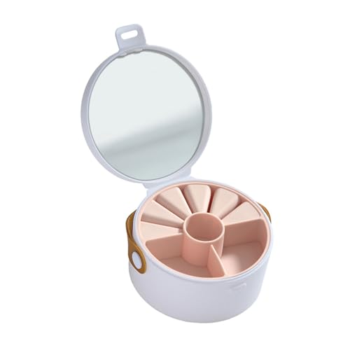 Schmuck-Halter, Organizer, stilvolle Schmuckschatulle mit doppellagiger Aufbewahrung, Halter für Accessoires und Geschenke von HEEZOU