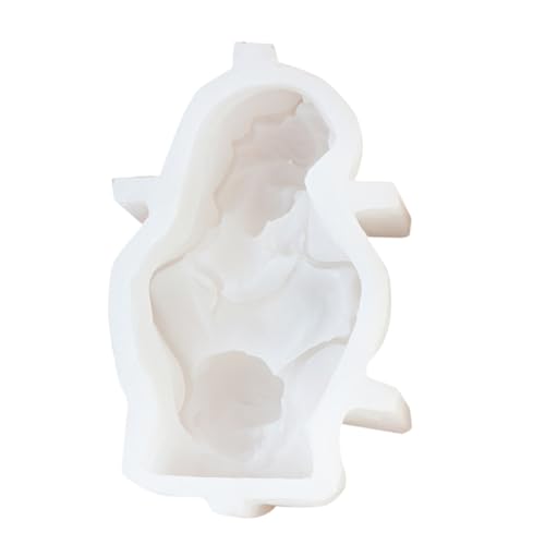 Silikonform mit Gebetsthema aus Kunstharz, handgefertigte Dekorationen, einzigartige Kunstformen, Silikonstruktur für Seife und Seife von HEEZOU