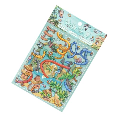 Wiederherstellbar Landschaftsaufkleber Mit Saisonaler Naturklassenzimmer Dekorative Home Office Dekoration Sicherer Klebstoff Pet Scrapbooking Aufkleber von HEEZOU