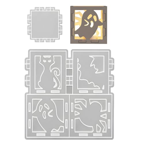 Wiederverwendbare Silikon Sargform Halloweens Dekorationen Für Lampenkerze Und Handwerksprojekte Halloweens Lampen Schattenform Schimmel Wiederverwendbare Silikon Sargform Halloweens Dekorationen Für Lampenkerze Und Handwerksprojekte Halloweens Lampen Schattenform Schimmel von HEEZOU