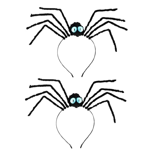 2 Artikel Spinnen Netz Haarreifen, Spinnen Stirnband für Hexen Kostüm, Kopfschmuck Haarschmuck für Halloween, Fasching & Karneval Party, Halloween Deko Accessoire für Kinder, Erwachsene, Damen & Herre 2 Artikel Spinnen Netz Haarreifen, Spinnen Stirnband für Hexen Kostüm, Kopfschmuck Haarschmuck für Halloween, Fasching & Karneval Party, Halloween Deko Accessoire für Kinder, Erwachsene, Damen & Herre von HEFEI XUJIE DIANPU