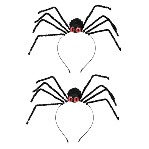 2 Artikel Spinnen Netz Haarreifen, Spinnen Stirnband für Hexen Kostüm, Kopfschmuck Haarschmuck für Halloween, Fasching & Karneval Party, Halloween Deko Accessoire für Kinder, Erwachsene, Damen & Herre 2 Artikel Spinnen Netz Haarreifen, Spinnen Stirnband für Hexen Kostüm, Kopfschmuck Haarschmuck für Halloween, Fasching & Karneval Party, Halloween Deko Accessoire für Kinder, Erwachsene, Damen & Herre von HEFEI XUJIE DIANPU