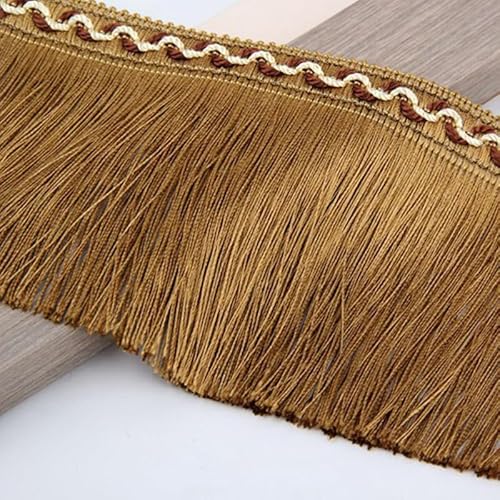 13 Meter elegantes Spitzenband mit Quasten und Fransen for selbstgemachte Kleider, Kleidungsstücke, Party-Dekoration zu Hause und Nähzubehör(Palm) von HEHEH