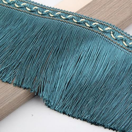 13 Meter elegantes Spitzenband mit Quasten und Fransen for selbstgemachte Kleider, Kleidungsstücke, Party-Dekoration zu Hause und Nähzubehör(Roze) von HEHEH
