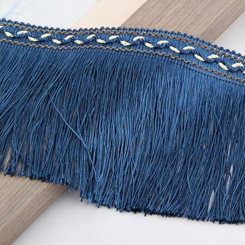 13 Meter elegantes Spitzenband mit Quasten und Fransen for selbstgemachte Kleider, Kleidungsstücke, Party-Dekoration zu Hause und Nähzubehör(Wit) von HEHEH
