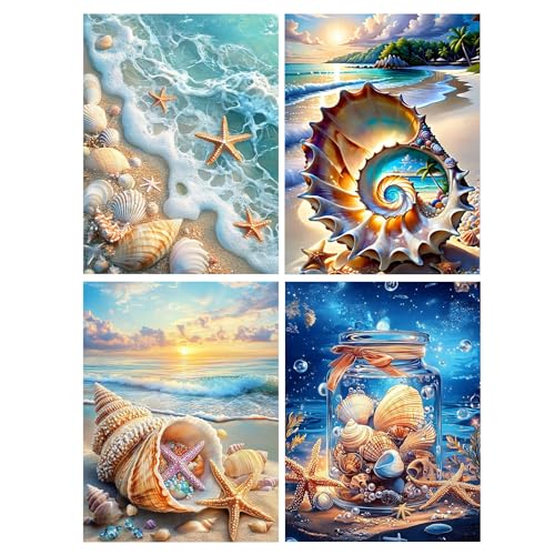 HEIBAGO 2 Pieces 5D Diamond Painting, DIY Full Drill Set Seelandschaft Diamont Painting Kits, Diamond Painting Pictures with Diamond Accessories for Home,30X40cm HEIBAGO 2 Pieces 5D Diamond Painting, DIY Full Drill Set Seelandschaft Diamont Painting Kits, Diamond Painting Pictures with Diamond Accessories for Home,30X40cm von HEIBAGO