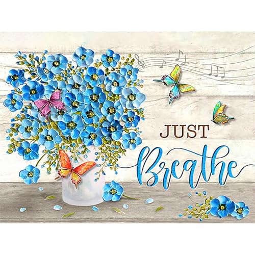 HEIBAGO 5D Diamond Painting, Blume Full Drill Diamant Painting Sets Für Erwachsene Anfänger, DIY Cross Embroidery Diamant Kunst Schmetterling Diamond Art Bilder Für Home Wand Dekor 30 * 40cm HEIBAGO 5D Diamond Painting, Blume Full Drill Diamant Painting Sets Für Erwachsene Anfänger, DIY Cross Embroidery Diamant Kunst Schmetterling Diamond Art Bilder Für Home Wand Dekor 30 * 40cm von HEIBAGO