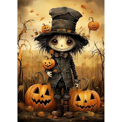 HEIBAGO 5D Diamond Painting, Halloween Teufel Full Drill Diamant Painting Sets Für Erwachsene, DIY Cross Embroidery Diamant Kunst Halloween Kürbis Diamond Art Bilder Für Home Wand Dekor 30 * 40cm HEIBAGO 5D Diamond Painting, Halloween Teufel Full Drill Diamant Painting Sets Für Erwachsene, DIY Cross Embroidery Diamant Kunst Halloween Kürbis Diamond Art Bilder Für Home Wand Dekor 30 * 40cm von HEIBAGO