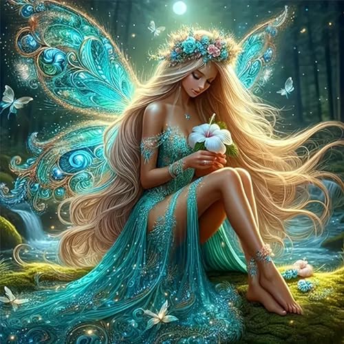 HEIBAGO 5D Diamond Painting Feen, Landschaft Full Drill Diamant Painting Sets Für Erwachsene Anfänger, DIY Cross Embroidery Diamant Kunst Diamond Art Bilder Für Home Wand Dekor 30 * 30cm HEIBAGO 5D Diamond Painting Feen, Landschaft Full Drill Diamant Painting Sets Für Erwachsene Anfänger, DIY Cross Embroidery Diamant Kunst Diamond Art Bilder Für Home Wand Dekor 30 * 30cm von HEIBAGO