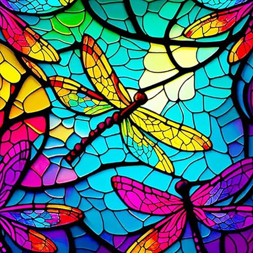 HEIBAGO 5D Diamond Painting Für Erwachsene, Bunte Libelle Rhinestone Embroidery Diamant Painting Set, DIY Full Drill Diamant Malerei Kits Tier Diamond Art Bilder Für Anfänger, Home Dekor 30 * 40cm HEIBAGO 5D Diamond Painting Für Erwachsene, Bunte Libelle Rhinestone Embroidery Diamant Painting Set, DIY Full Drill Diamant Malerei Kits Tier Diamond Art Bilder Für Anfänger, Home Dekor 30 * 40cm von HEIBAGO